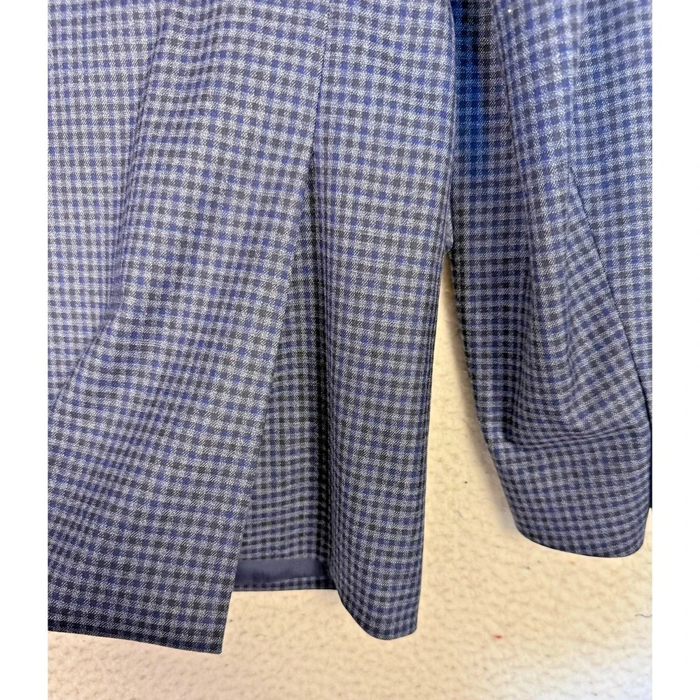 Lauren Ralph Lauren Sport Blazer Mens 42‎ Blue Herringbone Tweed Business Work